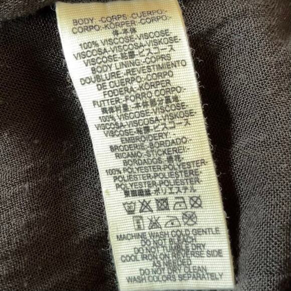 Free People Black Floral Mini Dress - Picture 8 of 10